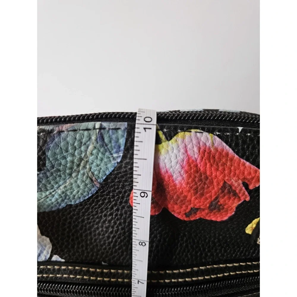 Stone Mountain Dana Satchel Dark‎ Romantic Floral Boho Chic Purse